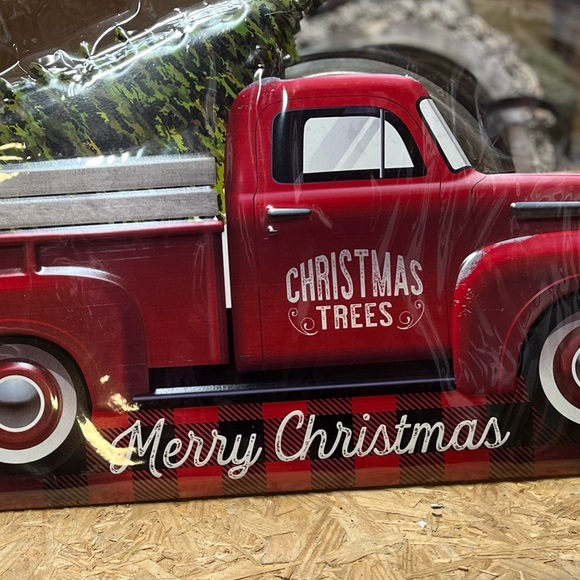 Red Truck with tree - Picture 6 of 9